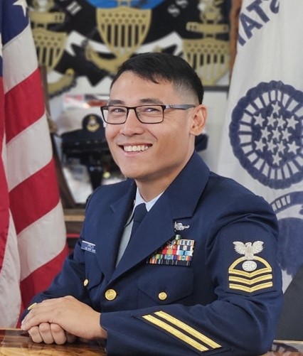 USCGC HOLLYHOCK Senior Enlisted Advisor photo - Chief Petty Officer Jovic Preza USCGC HOLLYHOCK Senior Enlisted Advisor photo - Chief Petty Officer Jovic Preza